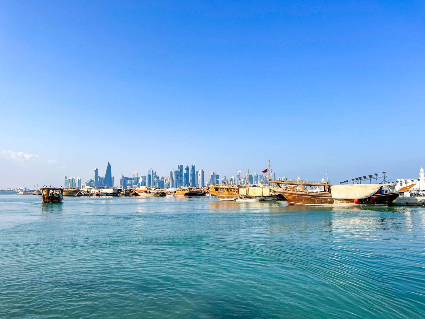 weekend breaks from Dubai, city skyline of Doha