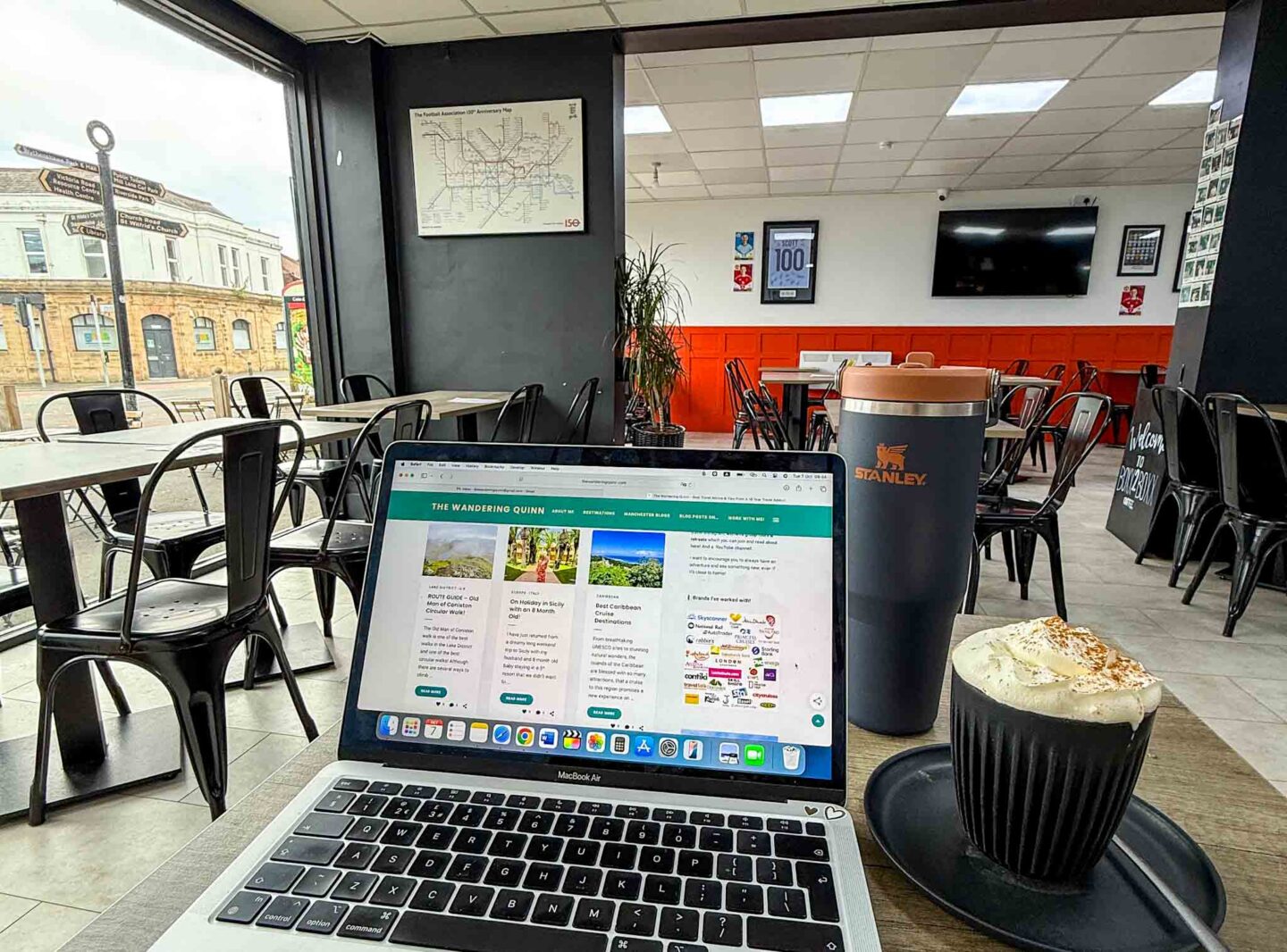 cafes to work from in Manchester, Boxx2Boxx coffee Northenden