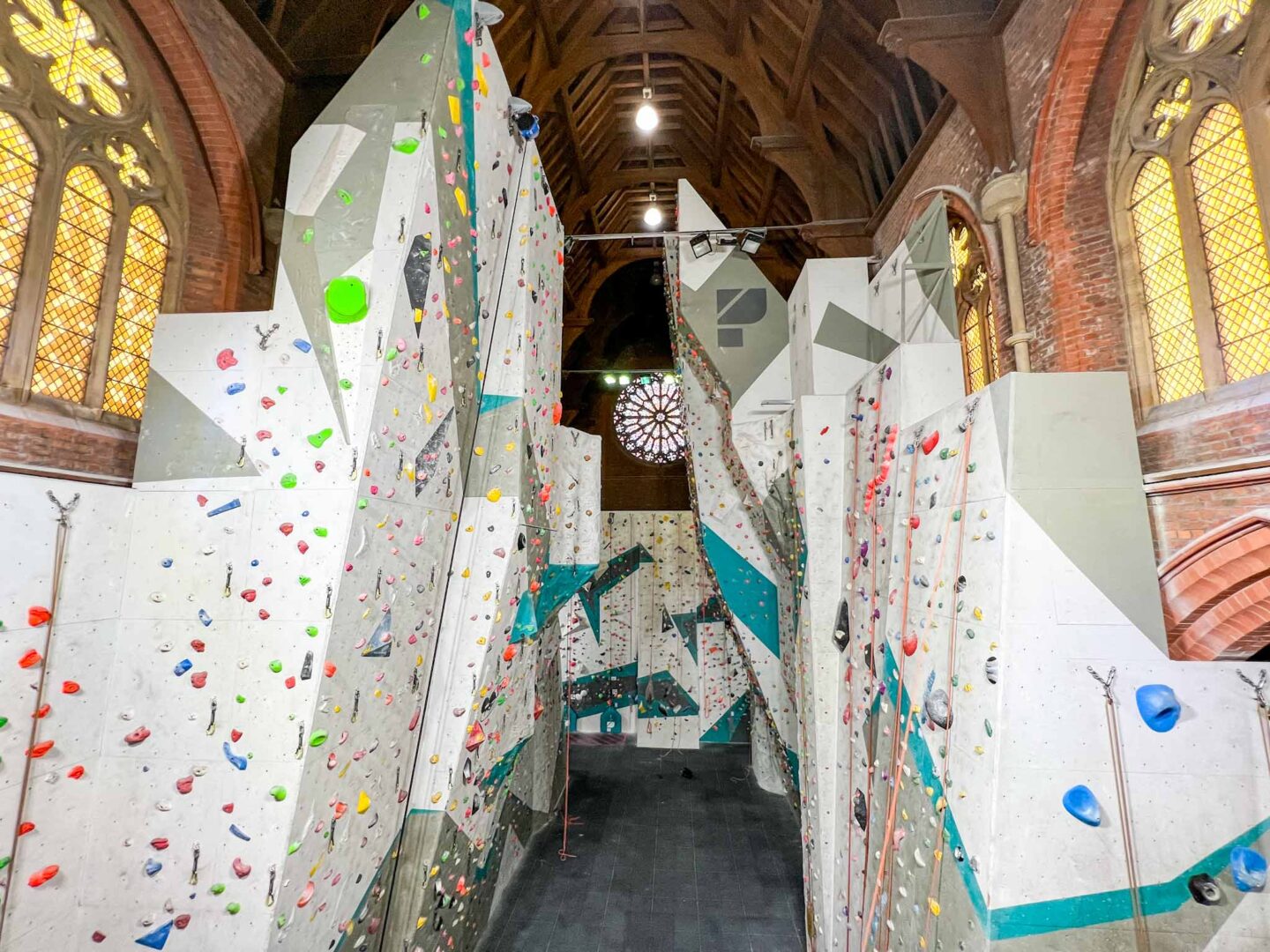 indoor activities in manchester, inside Parthian Rock Climbing Manchester