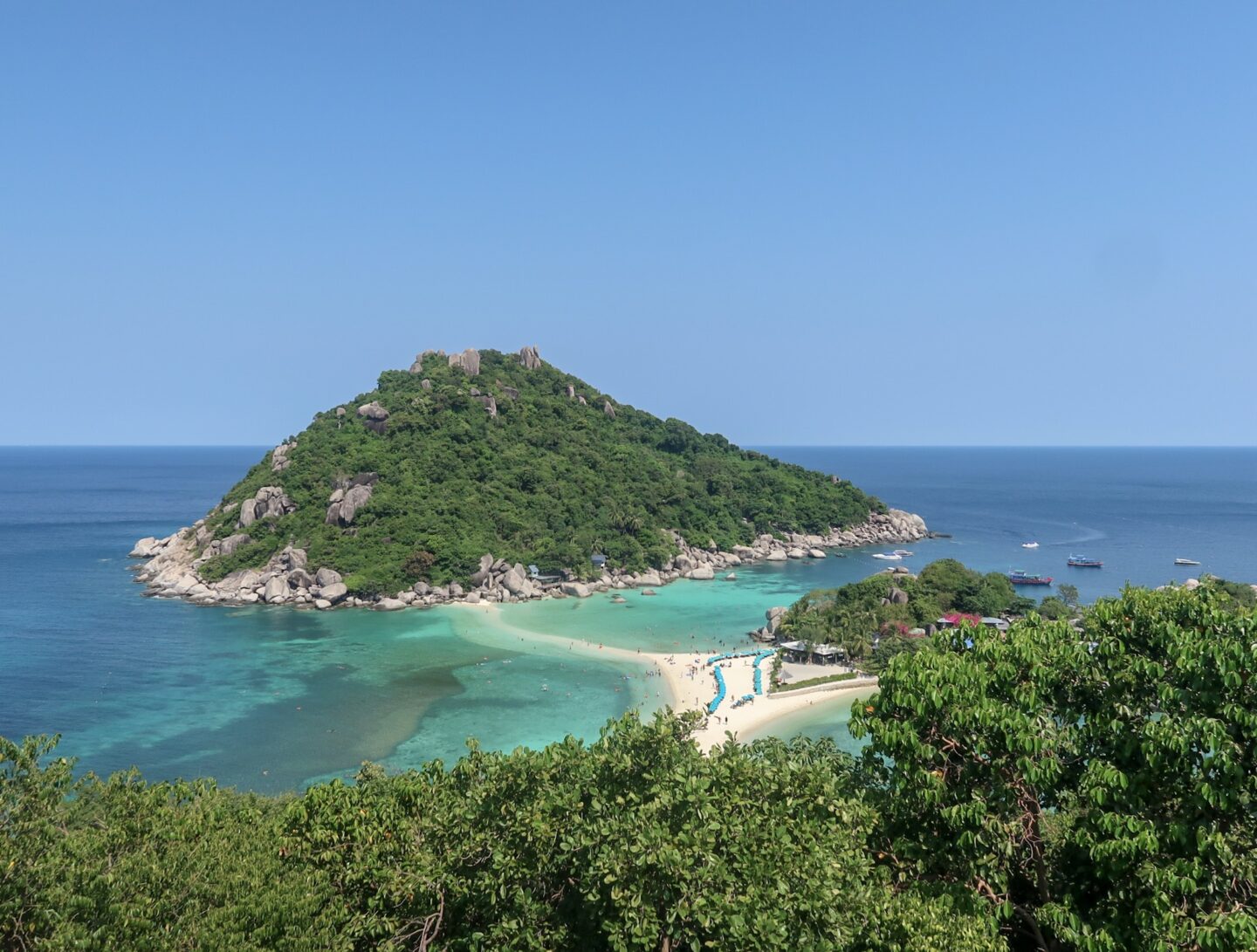 Best countries to visit in August, islands in Koh tao from above