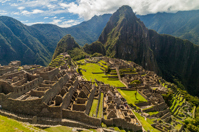 Best countries to visit in August, view of Machu Picchu 