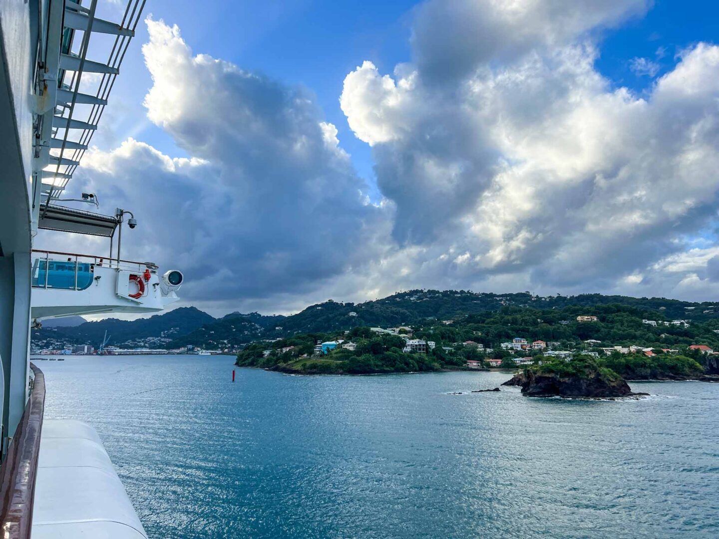 The Wandering Quinn Travel Blog how to see islands on a Caribbean cruise, docking in St Lucia Castries cruise port