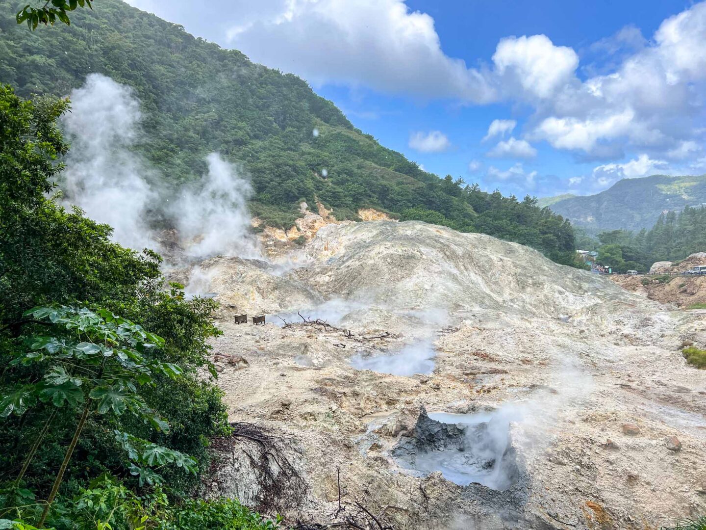 The Wandering Quinn Travel Blog how to see islands on a Caribbean cruise, St Lucia Sulphur Springs