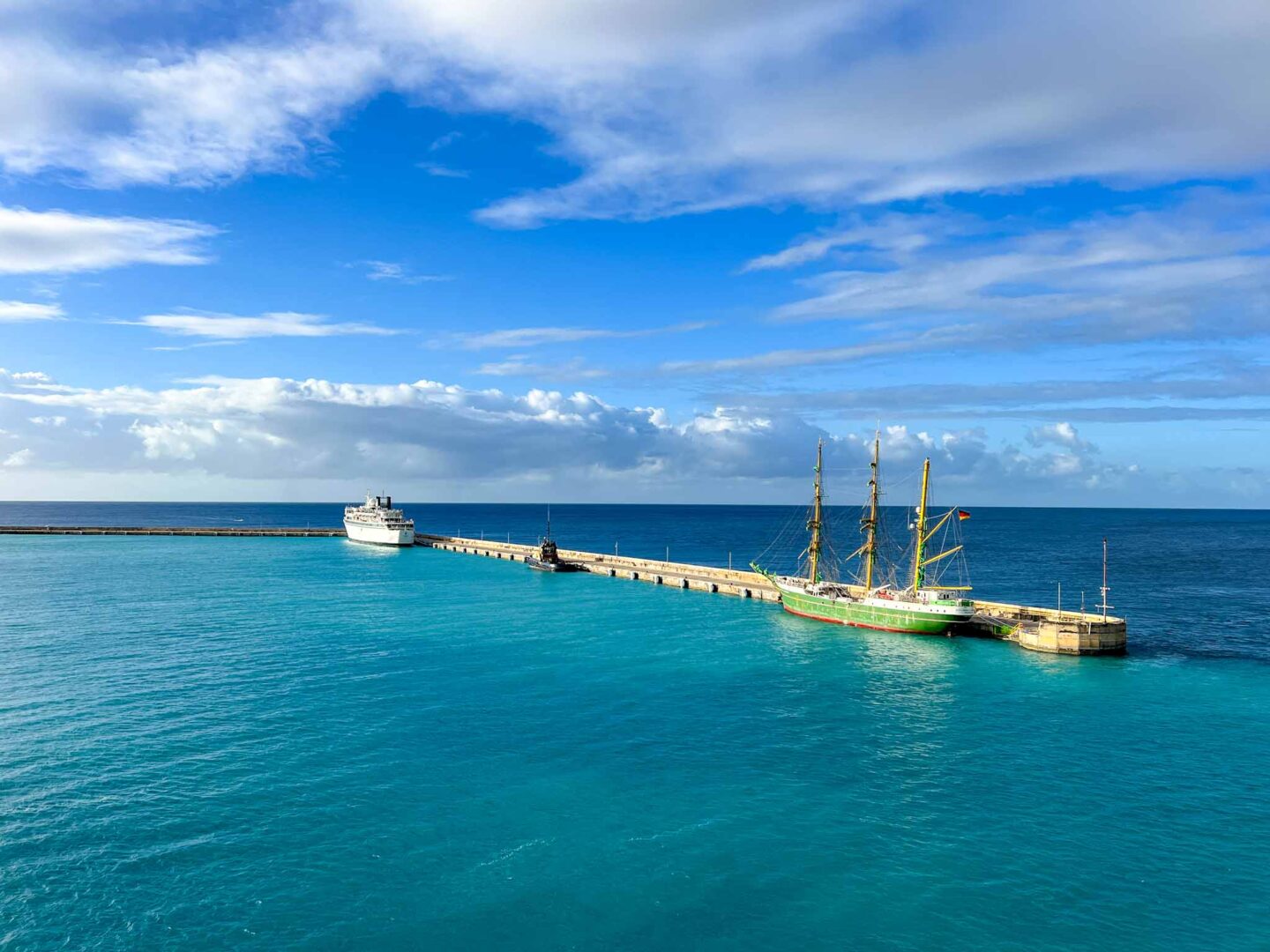 The Wandering Quinn Travel Blog how to see islands on a Caribbean cruise, view from cruise ship room in Barbados 