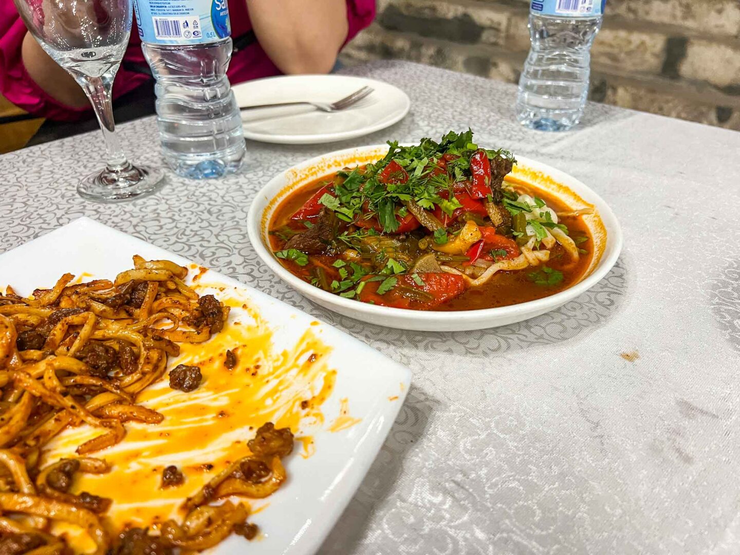 The Wandering Quinn Travel Blog halal travel in Uzbekistan,  Laghman noodles in Uzbekistan