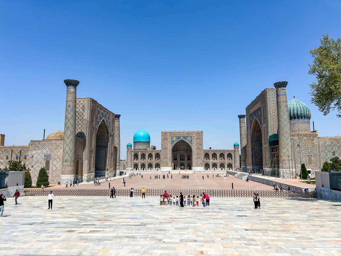 The Wandering Quinn Travel Blog halal travel in Uzbekistan,   Registan Square in Samarkand