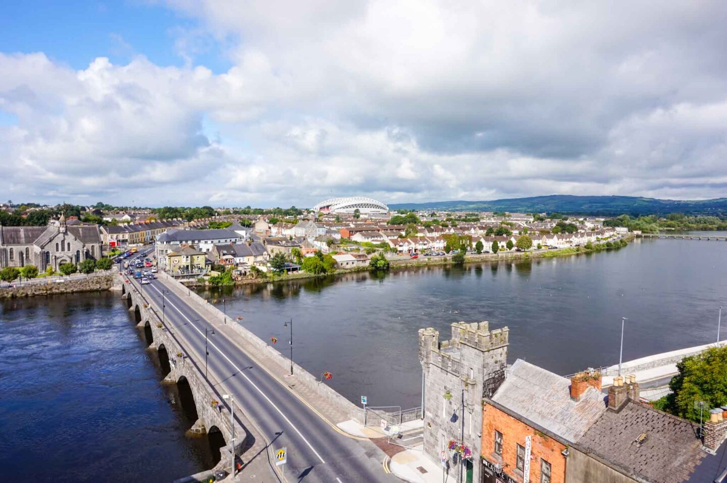 The Wandering Quinn Travel Blog Day trips from Galway, view of Limerick from Limerick Castle