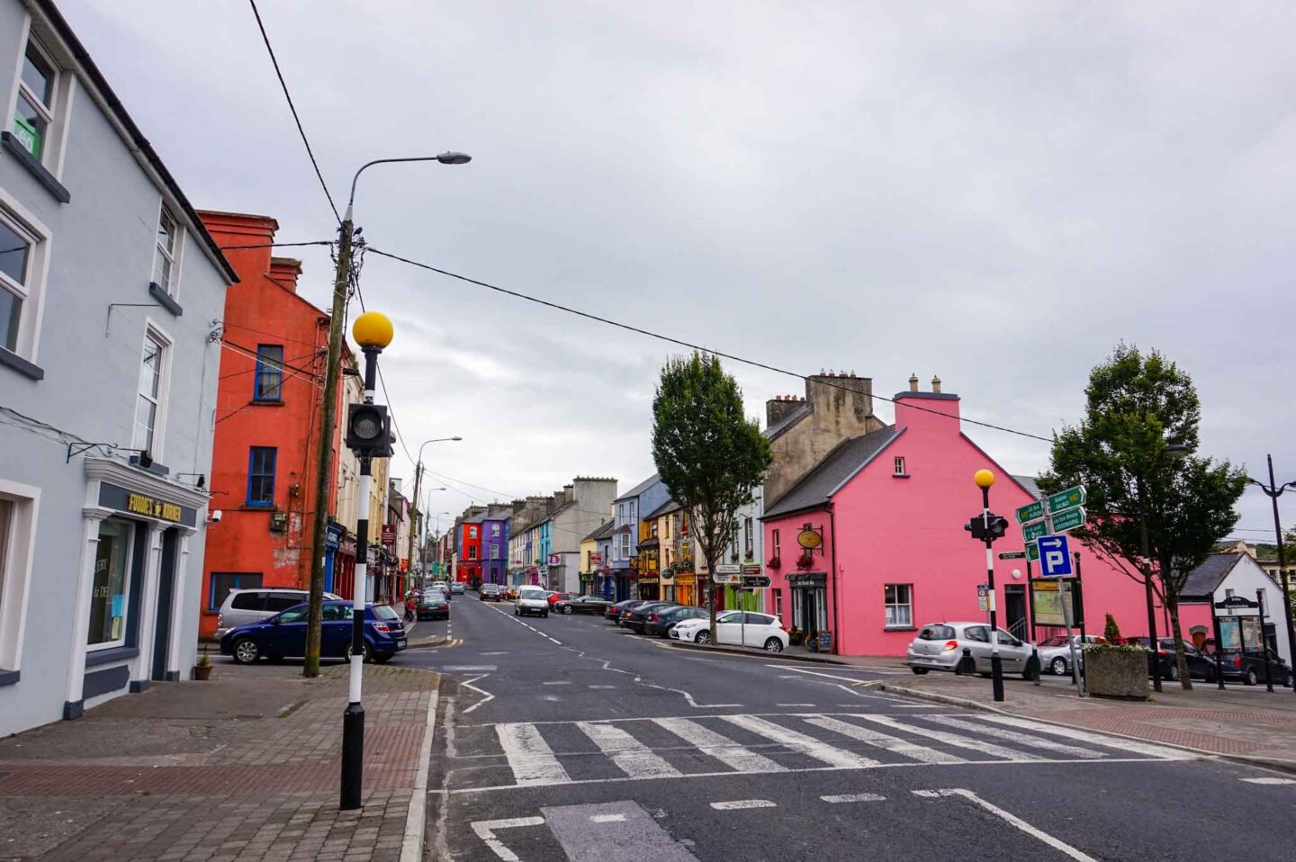 The Wandering Quinn Travel Blog Day trips from Galway, colourful buildings in Doolin village