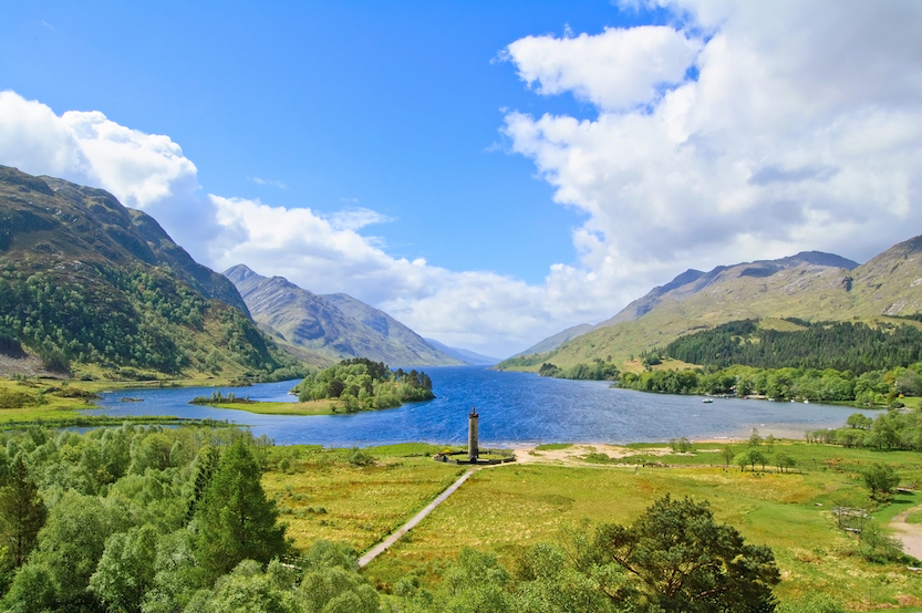 The Wandering Quinn Travel Blog things to do in the Scottish Highlands, Loch Shiel from Harry Potter