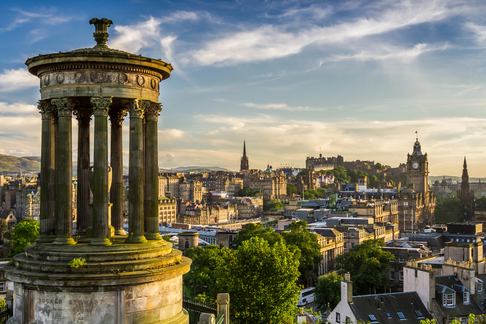 The Wandering Quinn Travel Blog One day in Edinburgh, view of Edinburgh from Calton Hill