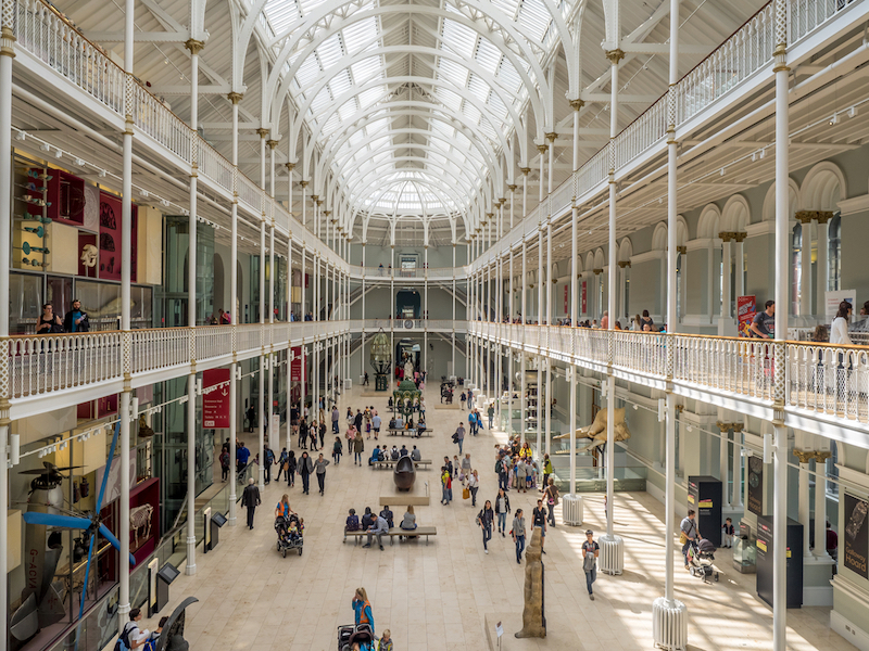 The Wandering Quinn Travel Blog One day in Edinburgh, inside national museum of Scotland