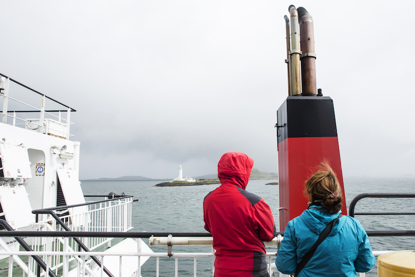 The Wandering Quinn Travel Blog things to do in the Scottish Highlands, tourists on boat in Isle of Mull