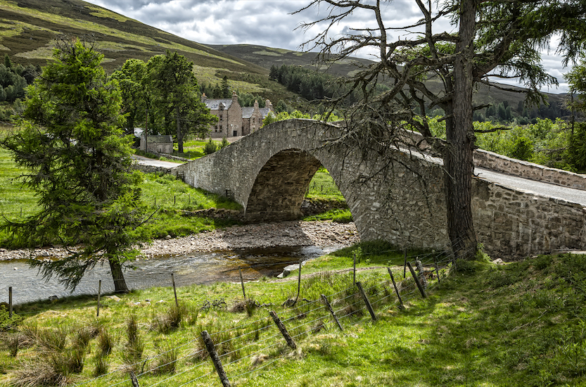 The Wandering Quinn Travel Blog things to do in the Scottish Highlands, , old bridge in Cairngorms National Park