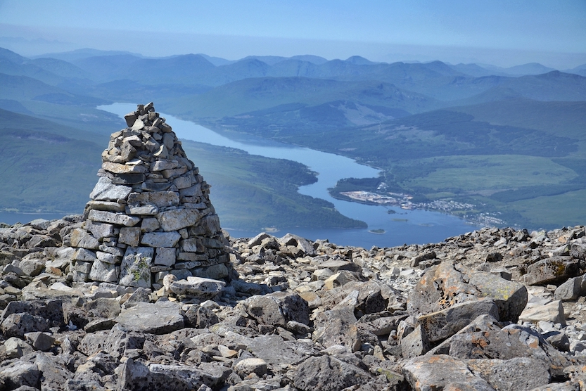 The Wandering Quinn Travel Blog things to do in the Scottish Highlands, Ben Nevis summit 