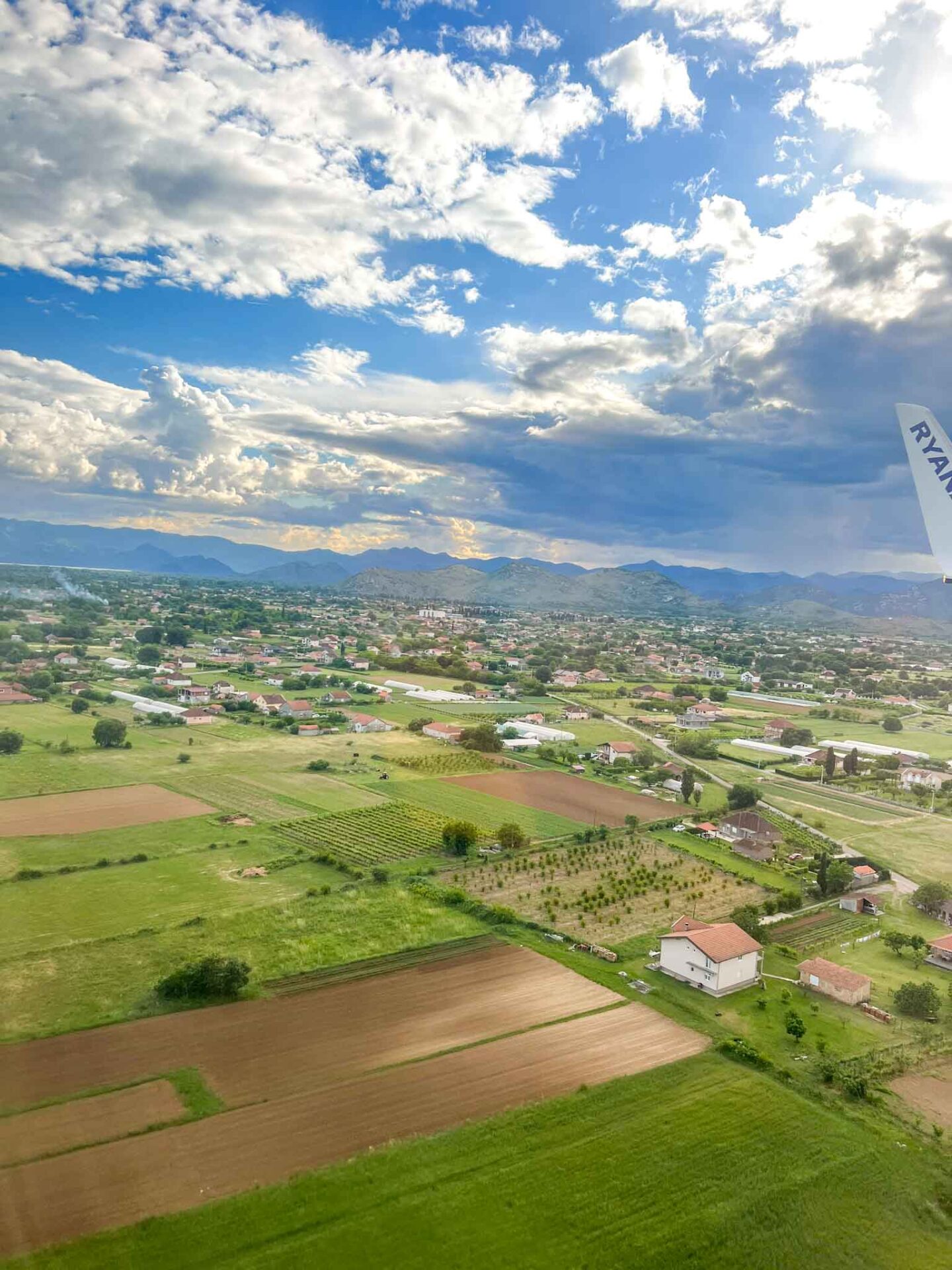 The Wandering Quinn Travel Blog how to get from Montenegro to Albania, flying into Podgorica Airport 