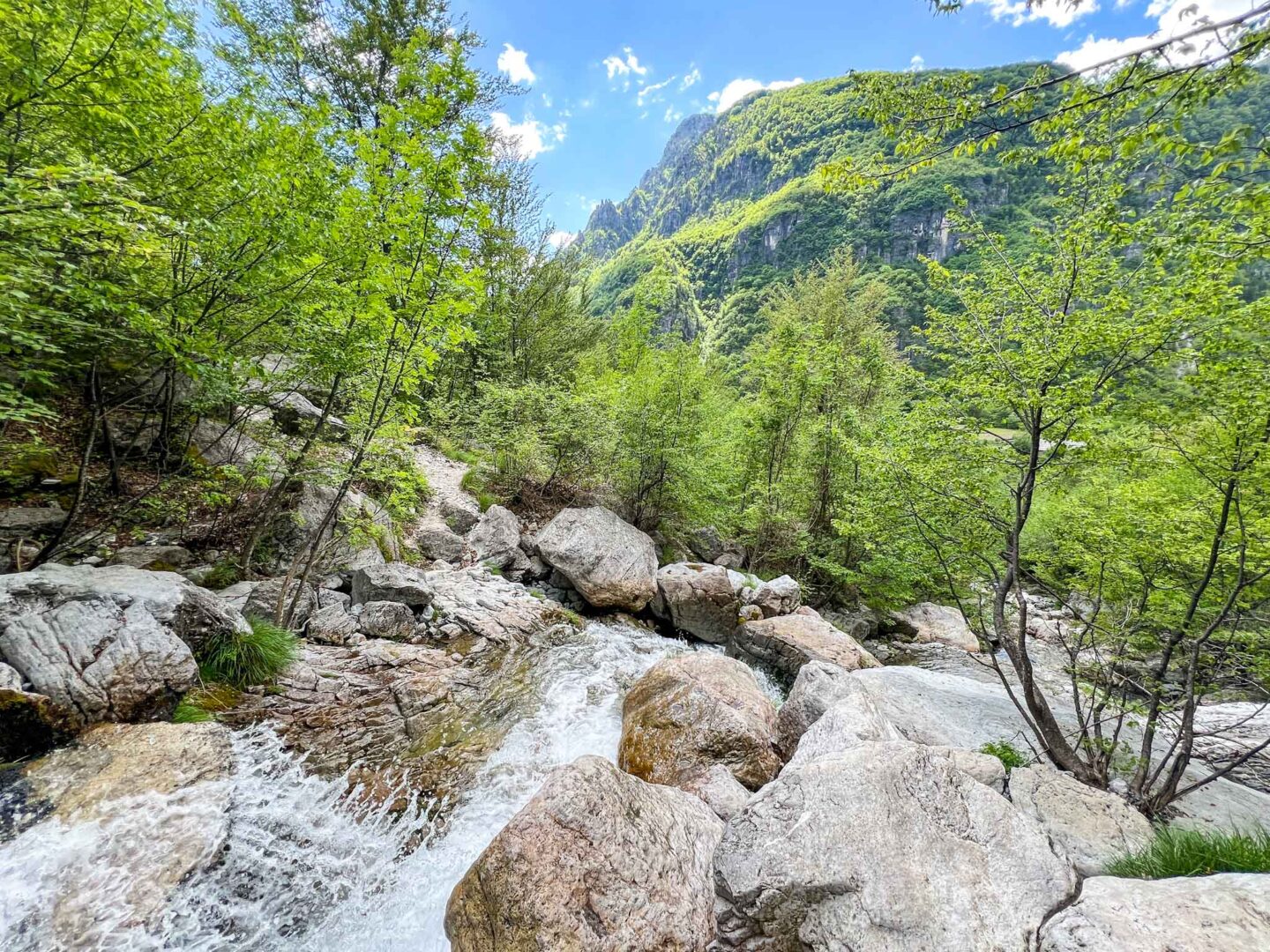 The Wandering Quinn Travel Blog one day in Theth Albania,  Theth Waterfall