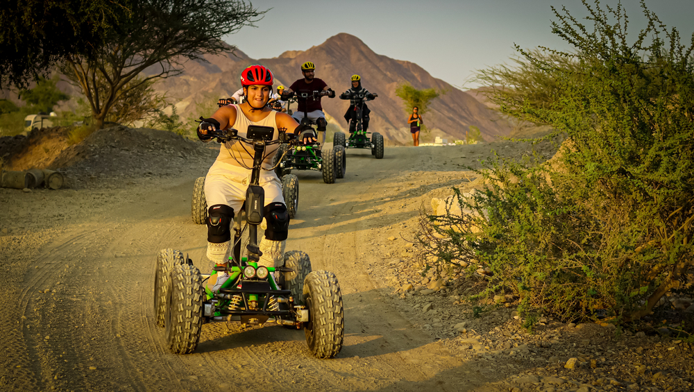 The Wandering Quinn Travel Blog things to do in hatta, mountain Segway in Hatta