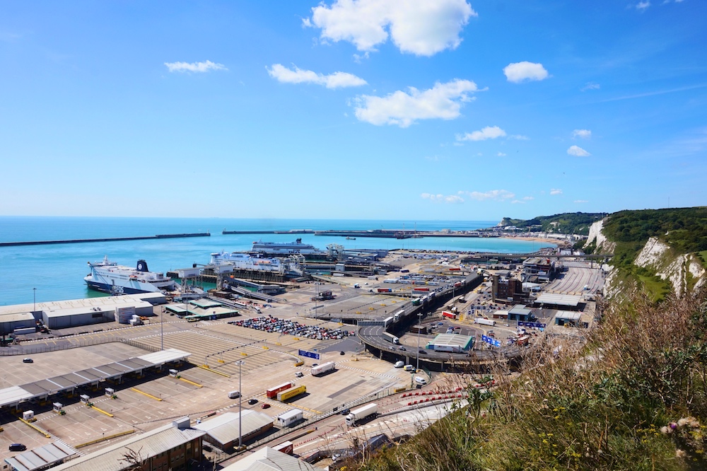 The Wandering Quinn Travel Blog Dover Port from above