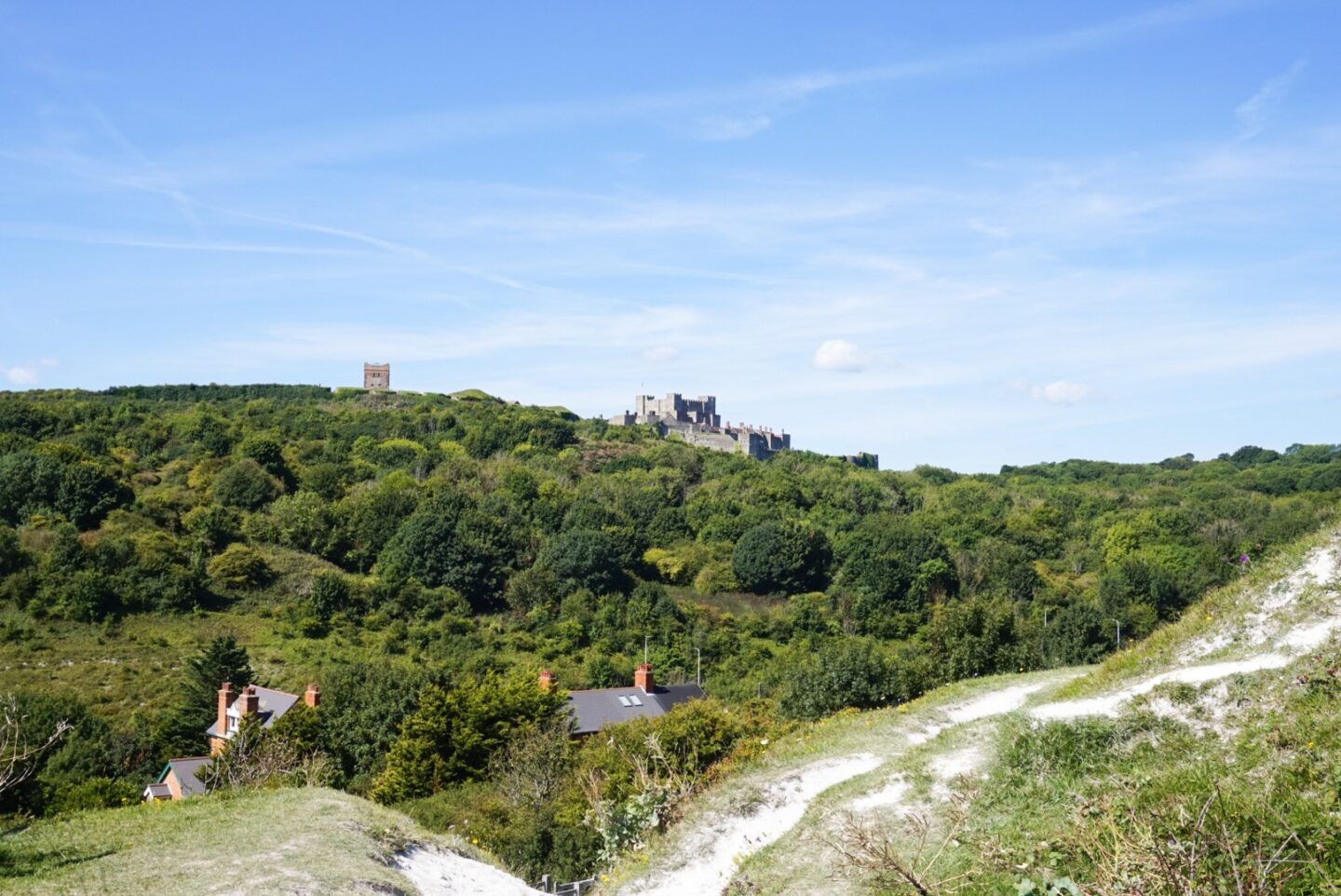 The Wandering Quinn Travel Blog Dover Castle up on the hill