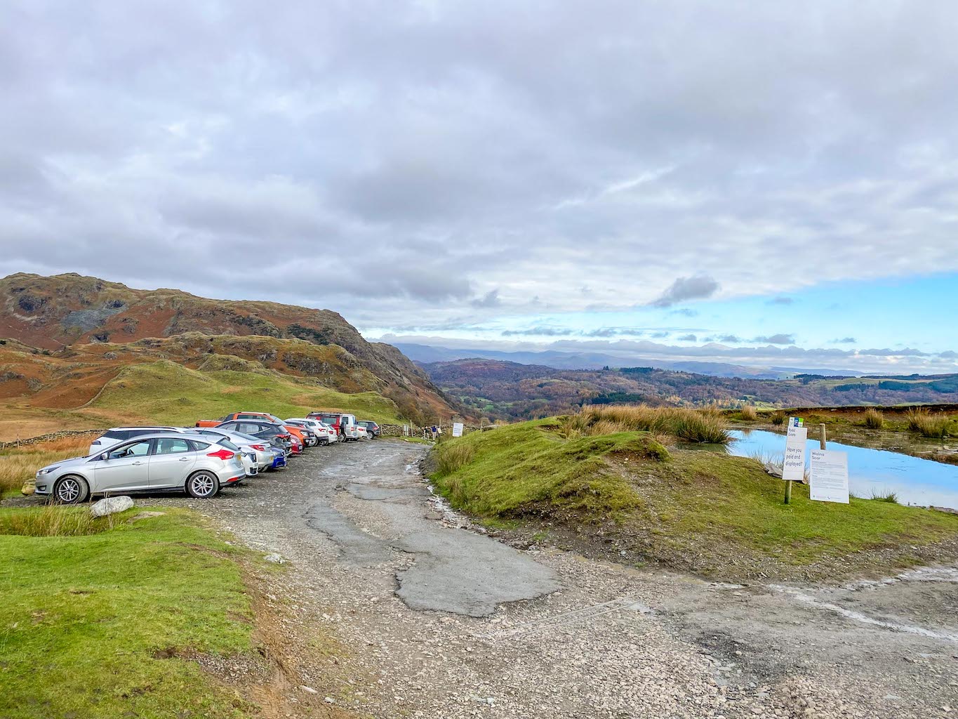 Walna Scar car park