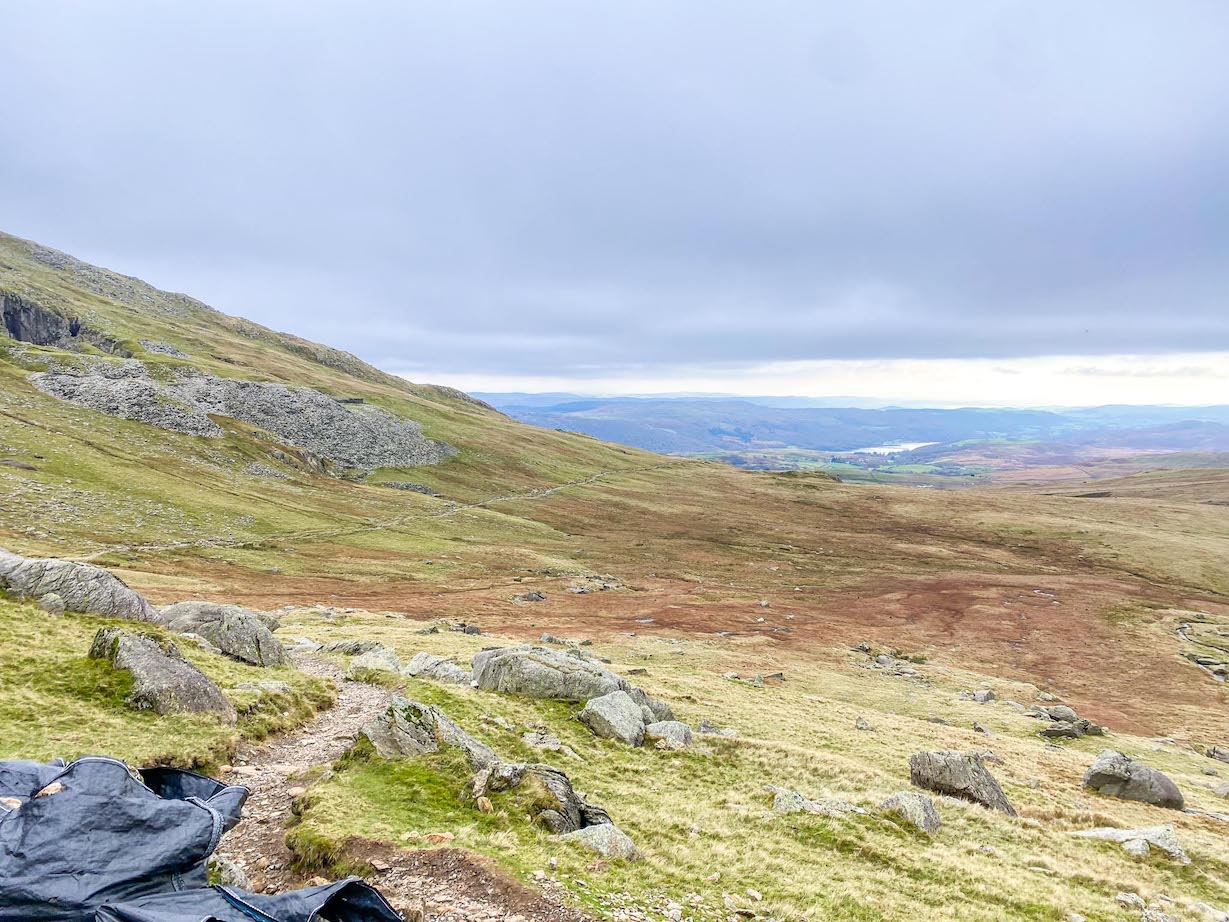 path to goats water on the Old Man of Coniston Circular Walk
