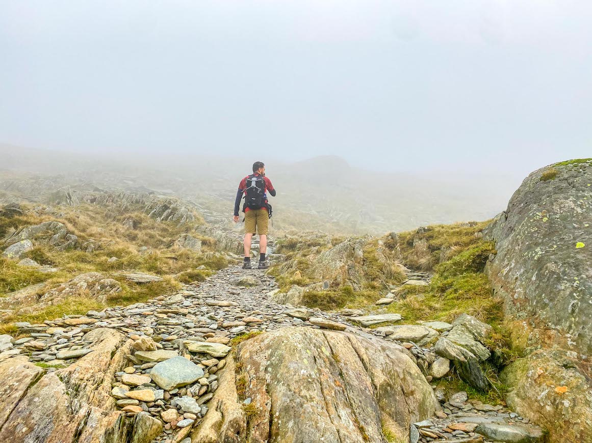 ridge to the top of the Old Man of Coniston Circular Walk