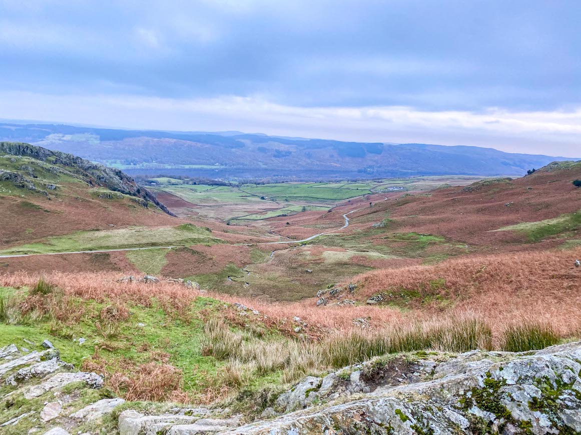 Last part of walk on the Old Man of Coniston Circular walk