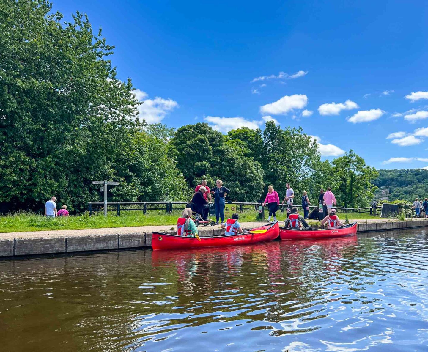 best time to visit Wales, kayaking in North Wales on hot summers day