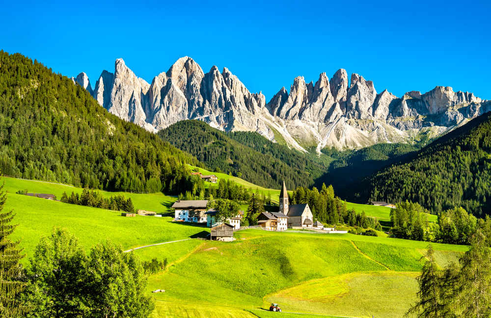 best places to go in June europe, dolomites mountains
