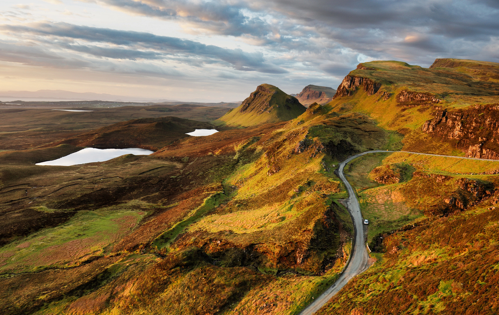 best places to go in June europe, Scottish Highlands at sunset