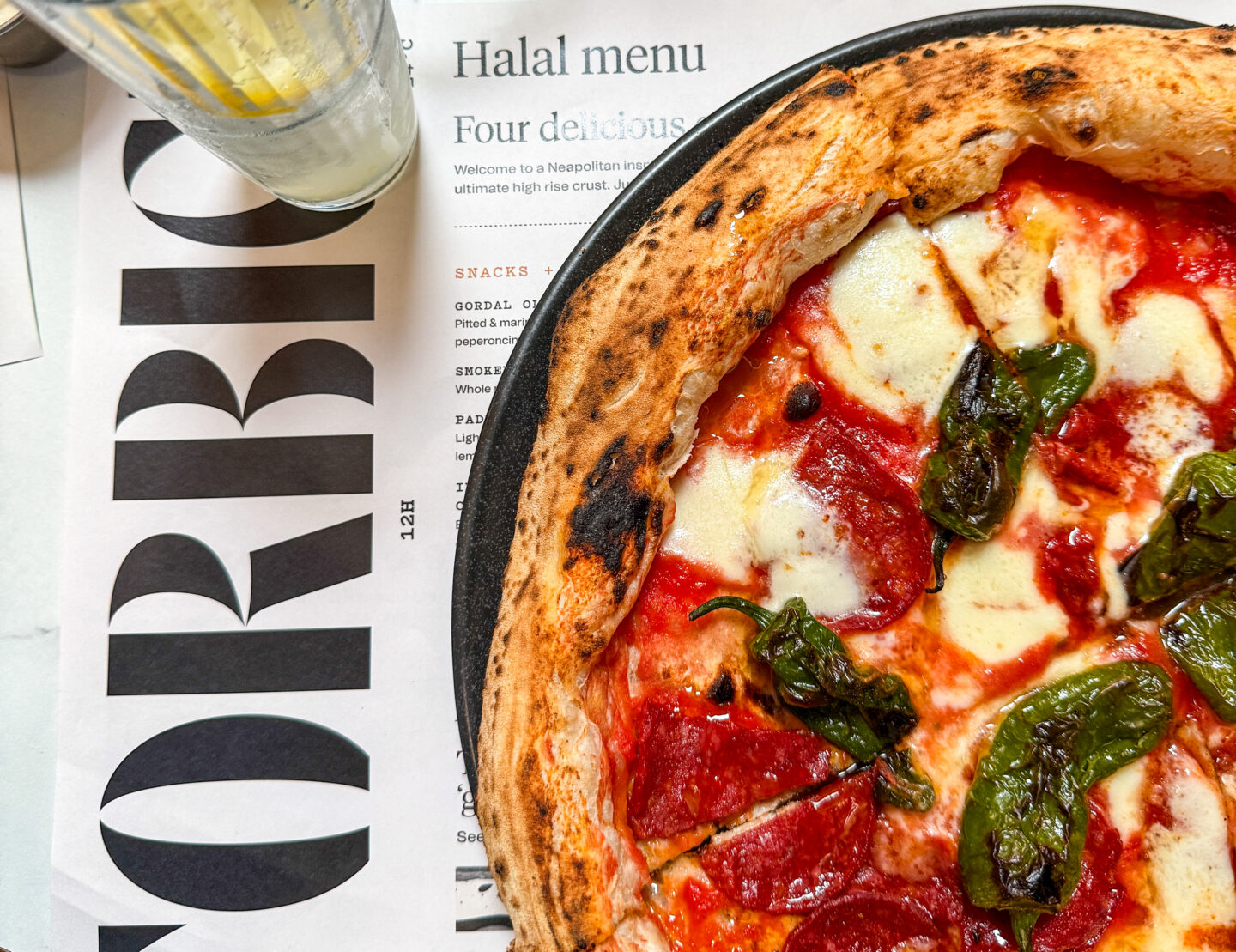 halal menu and pizza at forbici trafford centre, halal pizza Manchester