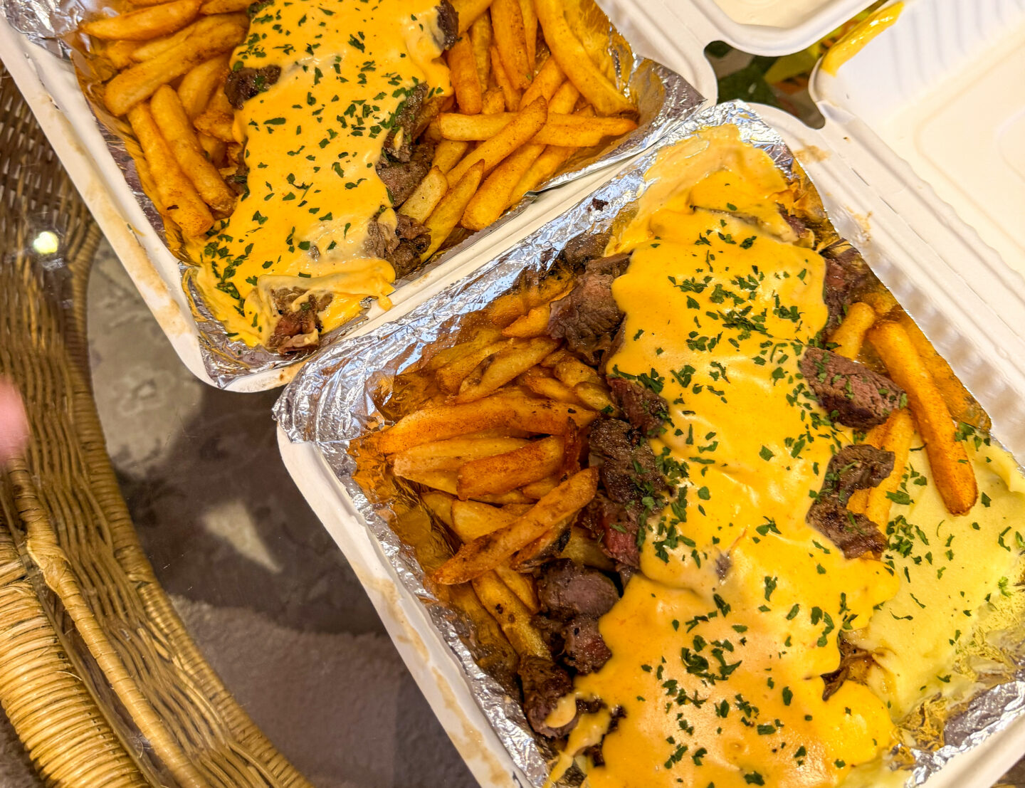 Steak and chips from Butter'up up, halal black kitchen manchester
