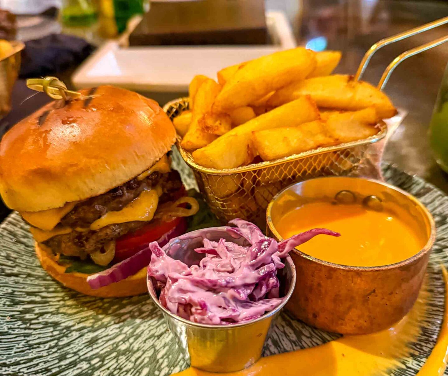 best halal restaurants manchester, burger from Eat Meat Halal Steakhouse