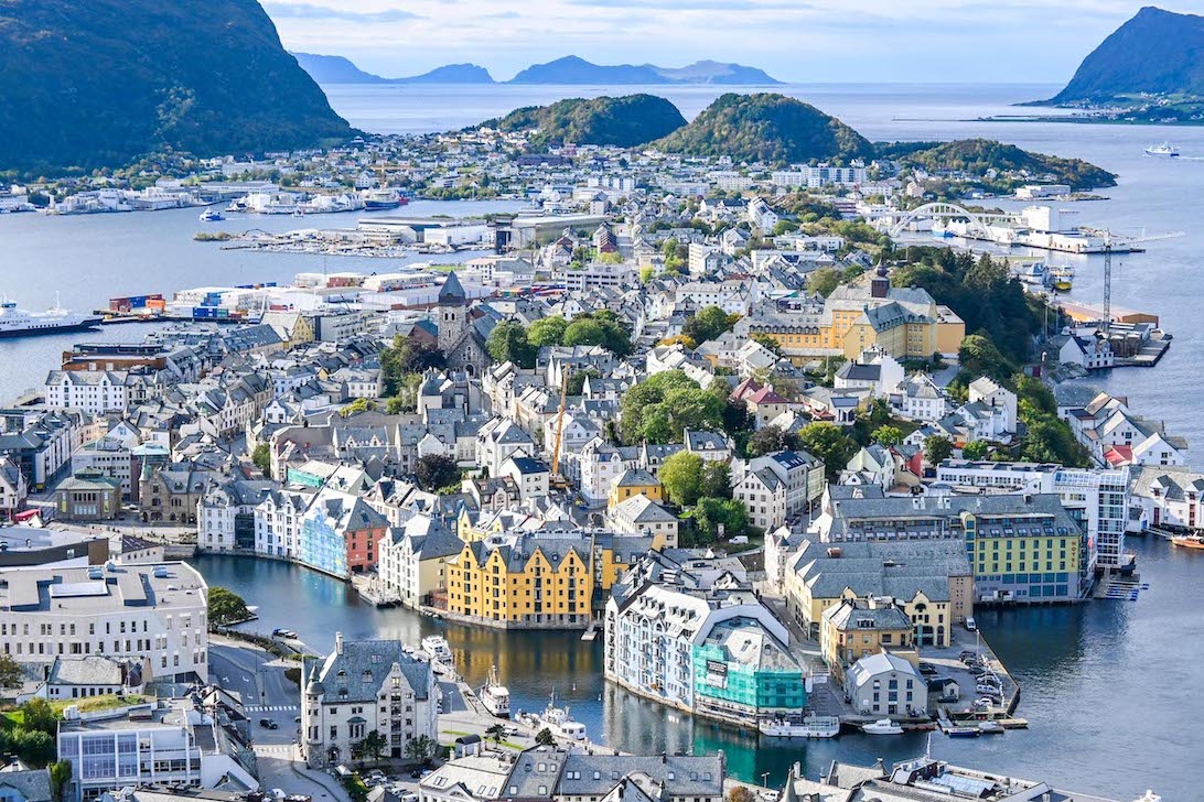 Best countries to visit in October, Alesund in early October