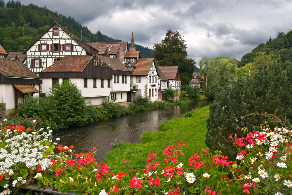 Interrailing vs river hopping Europe, Black Forest villages