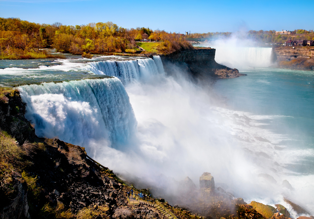 best places to visit in North America in October, Niagara Falls in Autumn