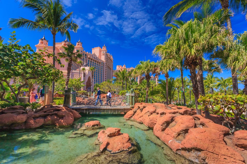 best Caribbean islands to visit in October, Atlantis Hotel in the Bahamas