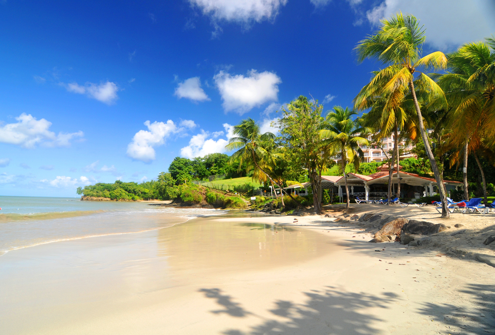 best Caribbean islands to visit in October, beach in Grenada