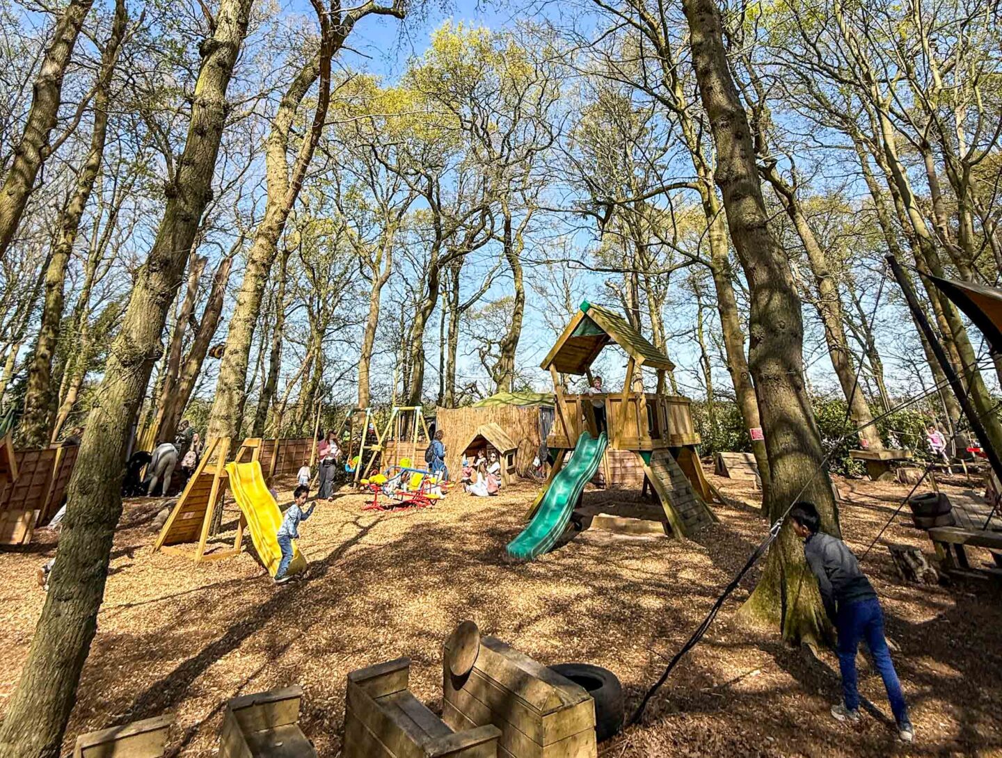 things to do in Manchester summer holiday with kids, into the wild play area