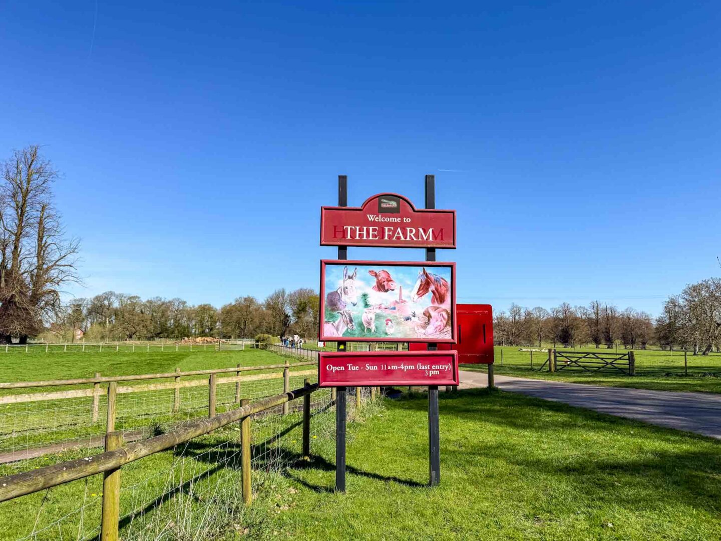 Family days out Cheshire, Tatton Park Farm entrance