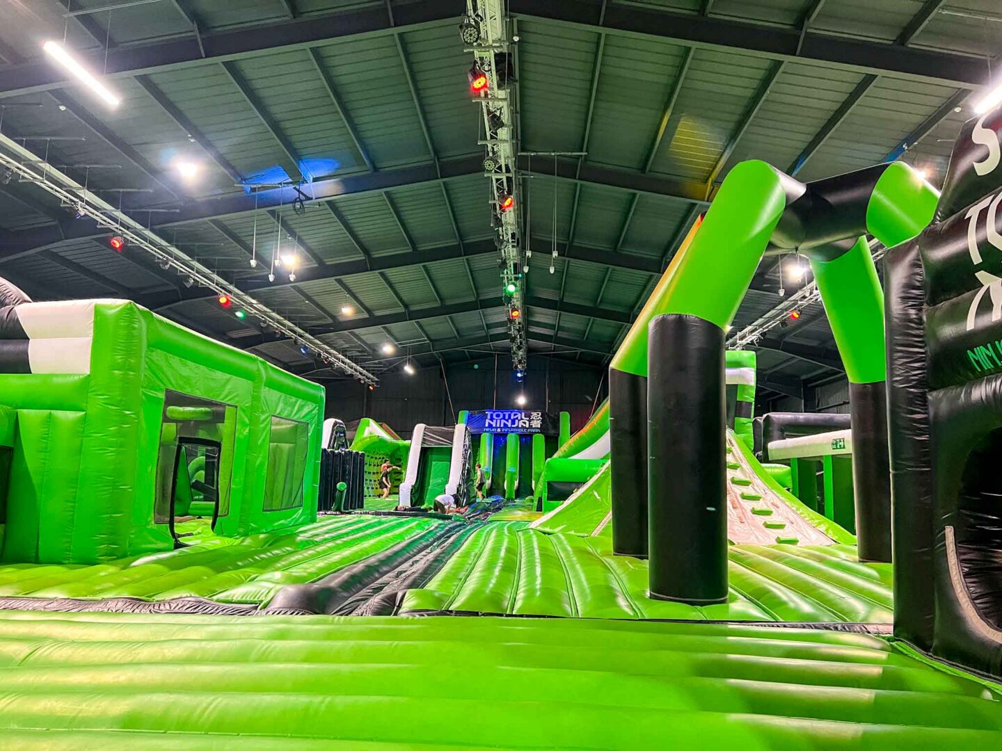 things to do in Manchester summer holiday with kids, total ninja play area