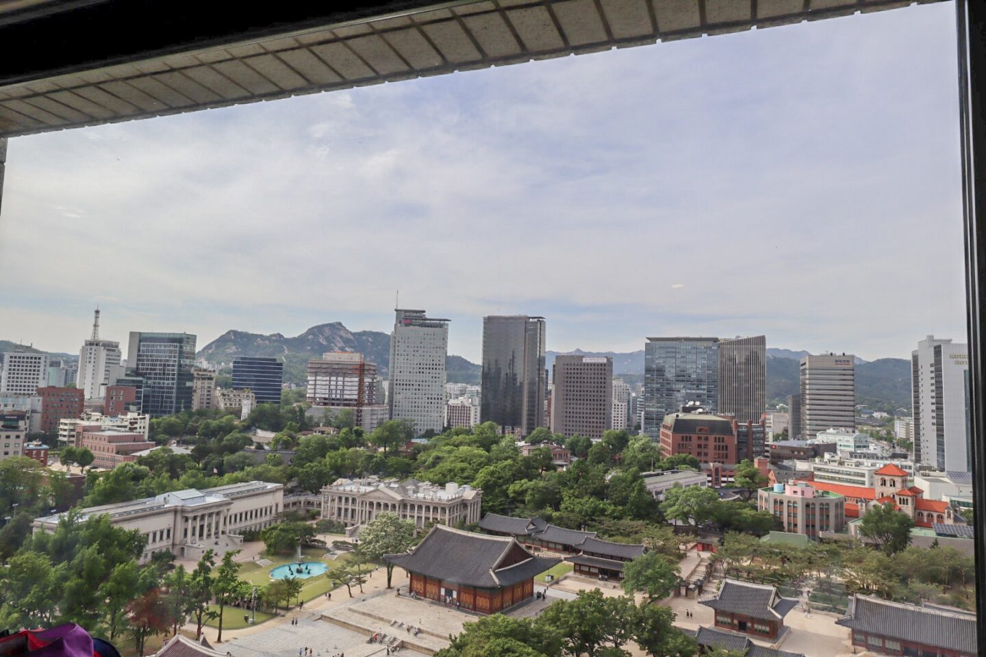 view over Seoul with clouds, best places to visit in Asia in November,