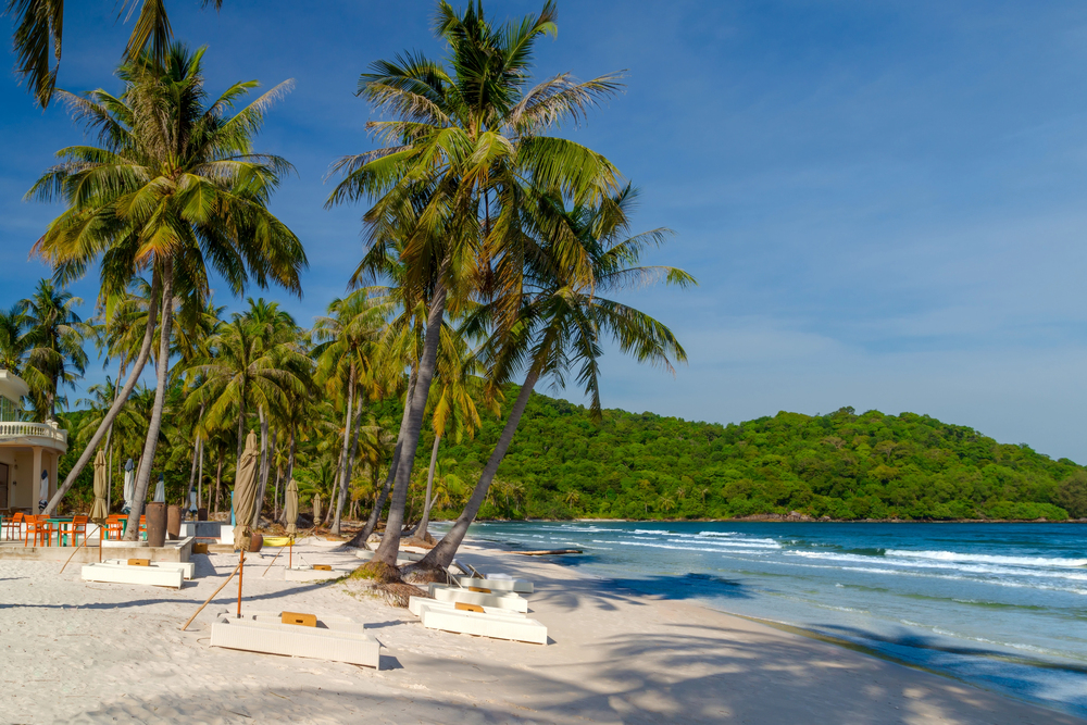 Beach on PHU QUOC island, Best places to travel in December warm weather