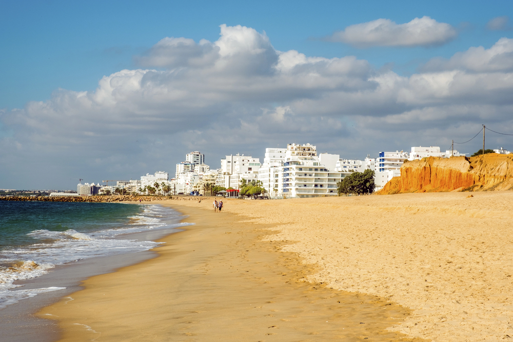 quite beach in Algarve in Portugal, best countries to visit in November,