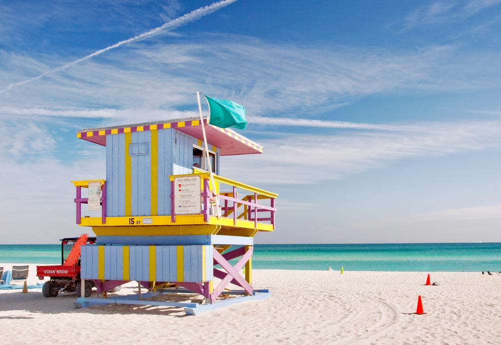 Miami Beach cabin, Best places to travel in December warm weather