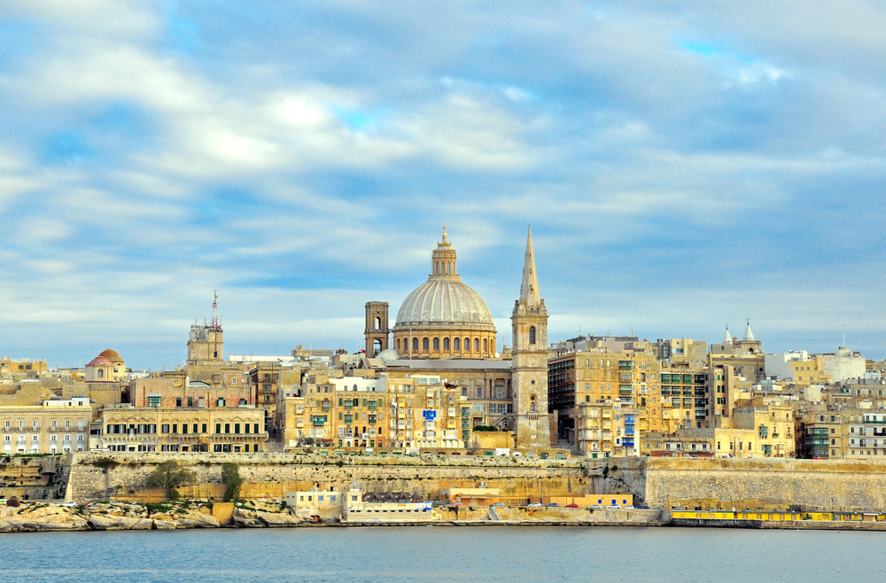 city view of Valletta, Malta, best countries to visit in November,