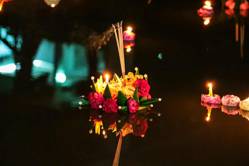 Loy Krathong festival in Bangkok in November