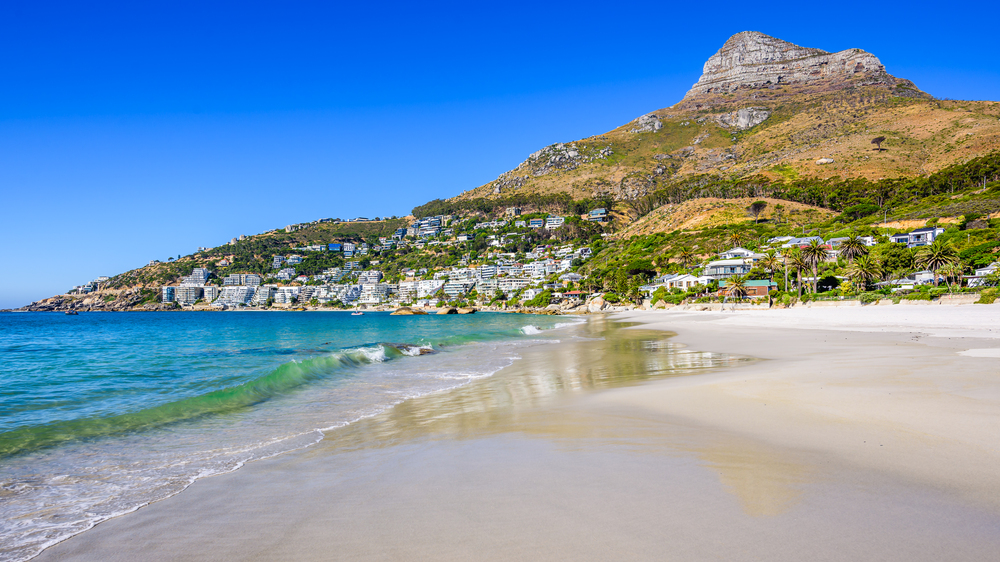 sunny beach in Cape Town, best countries to visit in November