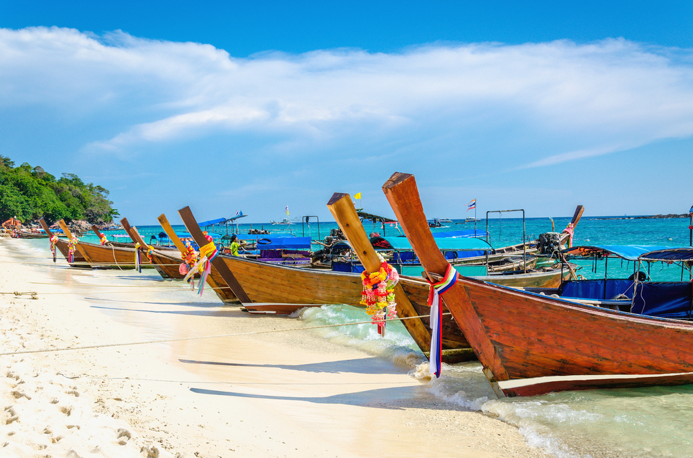 Boats in Phuket Thailand, best countries to visit in December,