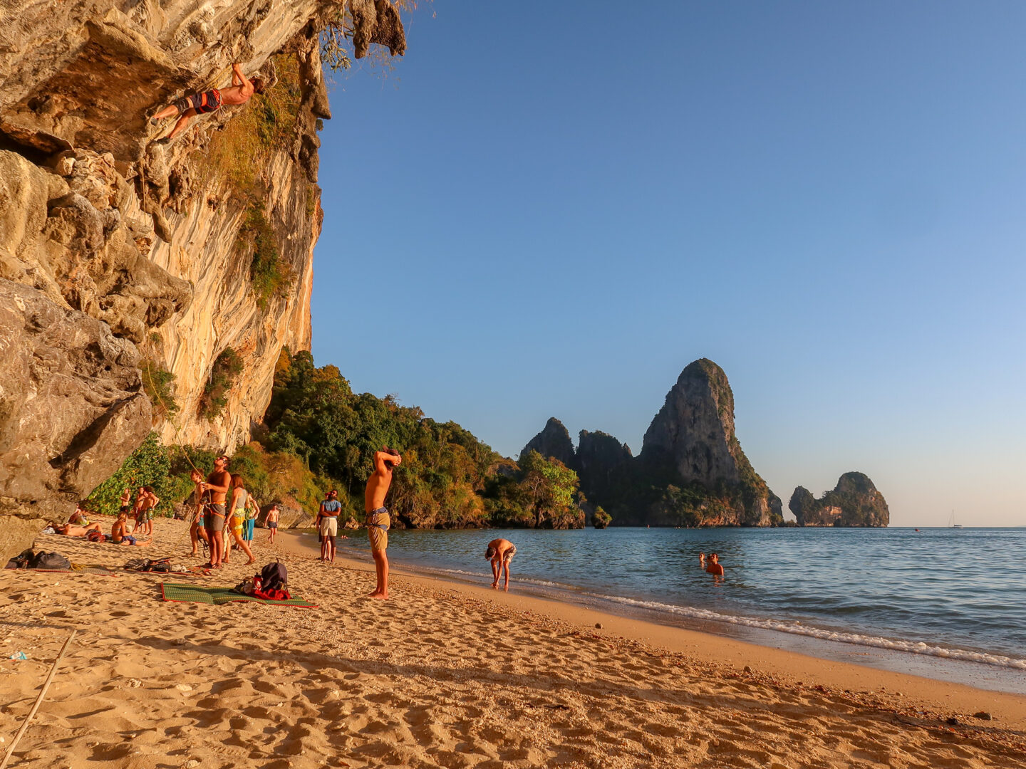Krabi beach at sunset, best countries to visit in November
